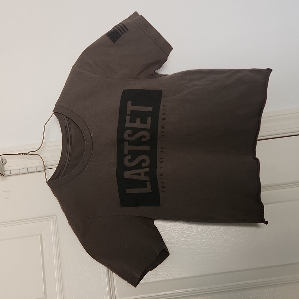Last Set Army Work Out Crop Top. Sz Small